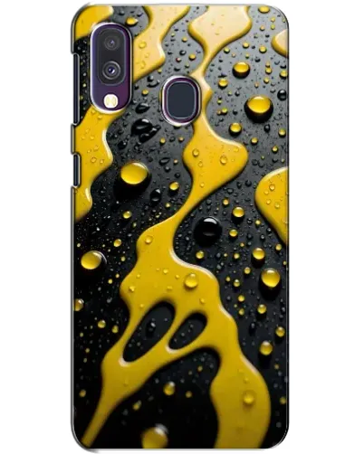 Чехол для Samsung Galaxy A40 2019 (A405F) с картинкой «Жидкое желтое золото» Чехол для Samsung Galaxy A40 2019 (A405F) с картинкой «Жидкое желтое золото»