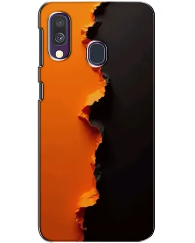 Чехол для Samsung Galaxy A40 2019 (A405F) с картинкой «Оранжевый разлом» Чехол для Samsung Galaxy A40 2019 (A405F) с картинкой «Оранжевый разлом»