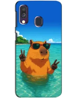 Чехол для Samsung Galaxy A40 2019 (A405F) с картинкой «Морская капибара» Чехол для Samsung Galaxy A40 2019 (A405F) с картинкой «Морская капибара»