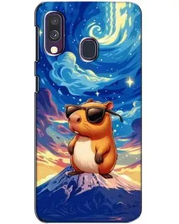 Чехол для Samsung Galaxy A40 2019 (A405F) с картинкой «Капибара Ван Гога» Чехол для Samsung Galaxy A40 2019 (A405F) с картинкой «Капибара Ван Гога»