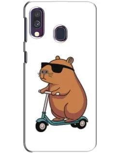Чехол для Samsung Galaxy A40 2019 (A405F) с картинкой «Капибара на самокате» Чехол для Samsung Galaxy A40 2019 (A405F) с картинкой «Капибара на самокате»