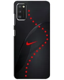 Чехол для Samsung Galaxy A41 (A415) с картинкой «Абстрактный дизайн Nike»