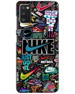 Чехол для Samsung Galaxy A41 (A415) с картинкой «Яркий коллаж Nike»