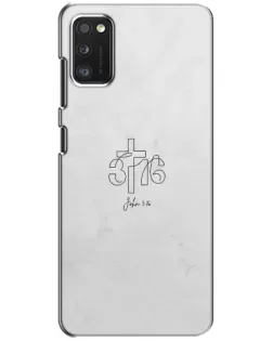 Чохол для Samsung Galaxy A41 (A415) з картинкою «Івана 3:16 Хрест» Чохол для Samsung Galaxy A41 (A415) з картинкою «Івана 3:16 Хрест»