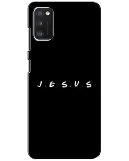 Чехол для Samsung Galaxy A41 (A415) с картинкой «Точки веры J.E.S.U.S.»