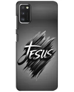 Чехол для Samsung Galaxy A41 (A415) с картинкой «Надпись Jesus Graffiti»
