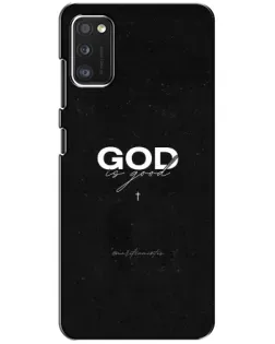 Чехол для Samsung Galaxy A41 (A415) с картинкой «GOD — Бог над всем»