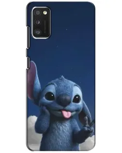 Чехол для Samsung Galaxy A41 (A415) с картинкой «Стич в облаках»