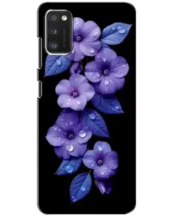 Чохол для Samsung Galaxy A41 (A415) з картинкою «Фіолетові квіти з росою» Чохол для Samsung Galaxy A41 (A415) з картинкою «Фіолетові квіти з росою»