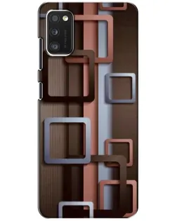 Чохол для Samsung Galaxy A41 (A415) з картинкою «Коричневі об'ємні квадрати» Чохол для Samsung Galaxy A41 (A415) з картинкою «Коричневі об'ємні квадрати»