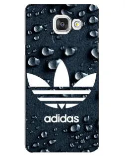 Чехол для Samsung Galaxy A5 2016 (A5100, A510F) с картинкой «Adidas Trefoil Blue»
