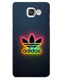 Чехол для Samsung Galaxy A5 2016 (A5100, A510F) с картинкой «Неоновый Adidas»