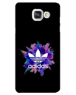 Чехол для Samsung Galaxy A5 2016 (A5100, A510F) с картинкой «Взрыв красок Adidas»