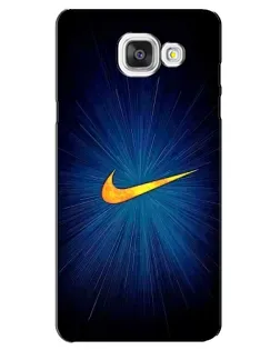 Чохол для Samsung Galaxy A5 2016 (A5100, A510F) з картинкою «Синій пульс Nike» Чохол для Samsung Galaxy A5 2016 (A5100, A510F) з картинкою «Синій пульс Nike»