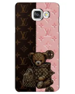Чохол для Samsung Galaxy A5 2016 (A5100, A510F) з картинкою «Ведмедик у стилі LV»