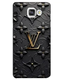 Чохол для Samsung Galaxy A5 2016 (A5100, A510F) з картинкою «Шкіряна текстура LV»