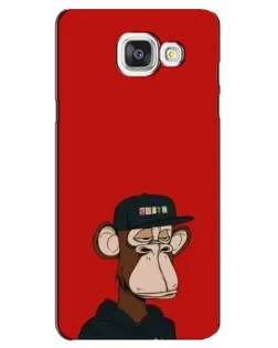 Чохол для Samsung Galaxy A5 2016 (A5100, A510F) з картинкою «Bored Ape — червоний фон» Чохол для Samsung Galaxy A5 2016 (A5100, A510F) з картинкою «Bored Ape — червоний фон»