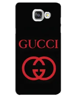 Чохол для Samsung Galaxy A5 2016 (A5100, A510F) з картинкою «Gucci — червоний логотип»