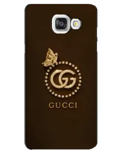 Чохол для Samsung Galaxy A5 2016 (A5100, A510F) з картинкою «Gucci — золотий метелик»