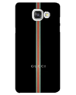 Чехол для Samsung Galaxy A5 2016 (A5100, A510F) с картинкой «Gucci — строгая линия» Чехол для Samsung Galaxy A5 2016 (A5100, A510F) с картинкой «Gucci — строгая линия»