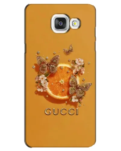 Чехол для Samsung Galaxy A5 2016 (A5100, A510F) с картинкой «Gucci — золотые бабочки» Чехол для Samsung Galaxy A5 2016 (A5100, A510F) с картинкой «Gucci — золотые бабочки»