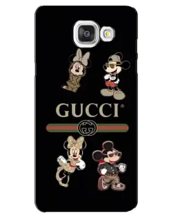 Чехол для Samsung Galaxy A5 2016 (A5100, A510F) с картинкой «Gucci — герои Disney и монограмма» Чехол для Samsung Galaxy A5 2016 (A5100, A510F) с картинкой «Gucci — герои Disney и монограмма»