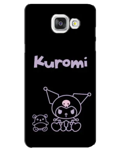 Чехол для Samsung Galaxy A5 2016 (A5100, A510F) с картинкой «Kuromi — черный минимализм» Чехол для Samsung Galaxy A5 2016 (A5100, A510F) с картинкой «Kuromi — черный минимализм»