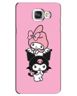 Чехол для Samsung Galaxy A5 2016 (A5100, A510F) с картинкой «My Melody и Kuromi» Чехол для Samsung Galaxy A5 2016 (A5100, A510F) с картинкой «My Melody и Kuromi»