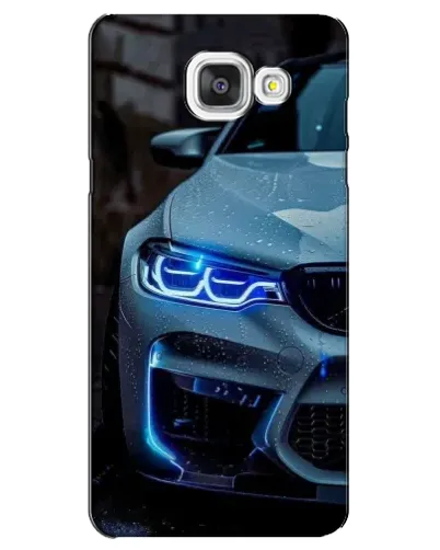 Чехол для Samsung Galaxy A5 2016 (A5100, A510F) с картинкой «Взгляд BMW с синими фарами»