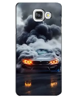 Чехол для Samsung Galaxy A5 2016 (A5100, A510F) с картинкой «BMW в дыму»