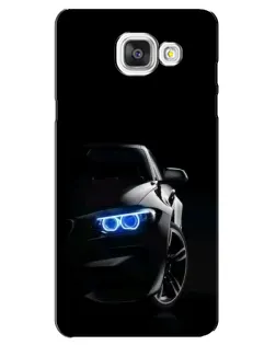 Чехол для Samsung Galaxy A5 2016 (A5100, A510F) с картинкой «BMW — ночной взгляд»