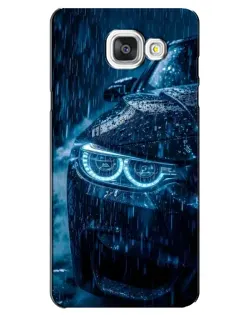 Чехол для Samsung Galaxy A5 2016 (A5100, A510F) с картинкой «BMW под дождем»