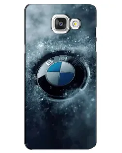 Чехол для Samsung Galaxy A5 2016 (A5100, A510F) с картинкой «Логотип BMW — лед»