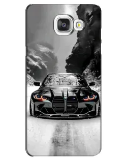 Чехол для Samsung Galaxy A5 2016 (A5100, A510F) с картинкой «BMW — акварельный дрифт»