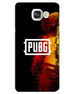Чехол для Samsung Galaxy A5 2016 (A5100, A510F) с картинкой «Яркий логотип PUBG»