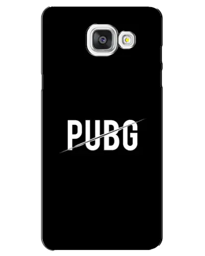 Чехол для Samsung Galaxy A5 2016 (A5100, A510F) с картинкой «PUBG — белый логотип»