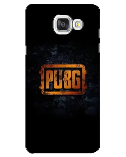 Чехол для Samsung Galaxy A5 2016 (A5100, A510F) с картинкой «PUBG — золотой логотип»