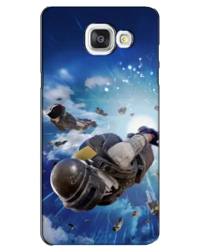 Чехол для Samsung Galaxy A5 2016 (A5100, A510F) с картинкой «Десант PUBG — прыжок»