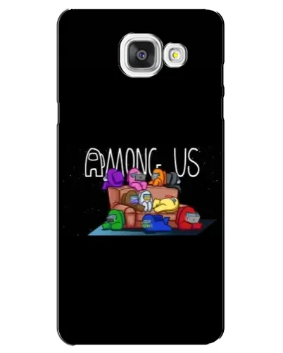 Чехол для Samsung Galaxy A5 2016 (A5100, A510F) с картинкой «Логотип Among Us»