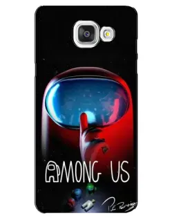 Чехол для Samsung Galaxy A5 2016 (A5100, A510F) с картинкой «Красный импостер — макро» Чехол для Samsung Galaxy A5 2016 (A5100, A510F) с картинкой «Красный импостер — макро»