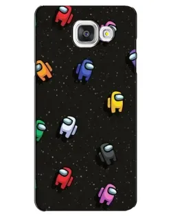 Чехол для Samsung Galaxy A5 2016 (A5100, A510F) с картинкой «Космический паттерн Among Us» Чехол для Samsung Galaxy A5 2016 (A5100, A510F) с картинкой «Космический паттерн Among Us»