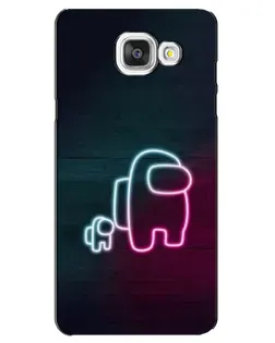 Чехол для Samsung Galaxy A5 2016 (A5100, A510F) с картинкой «Among Us неон-арт» Чехол для Samsung Galaxy A5 2016 (A5100, A510F) с картинкой «Among Us неон-арт»