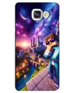Чехол для Samsung Galaxy A5 2016 (A5100, A510F) с картинкой «Стив и космос»