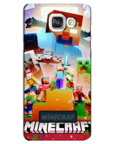 Чехол для Samsung Galaxy A5 2016 (A5100, A510F) с картинкой «Minecraft герои игры»