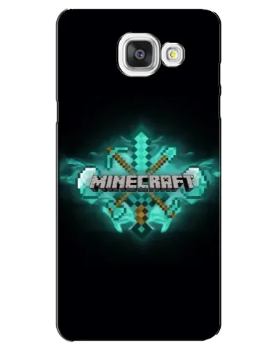 Чехол для Samsung Galaxy A5 2016 (A5100, A510F) с картинкой «Minecraft Diamond лого»
