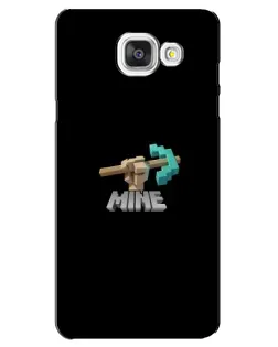 Чехол для Samsung Galaxy A5 2016 (A5100, A510F) с картинкой «Алмазная кирка»