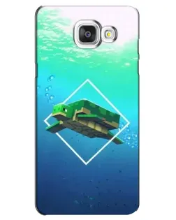 Чехол для Samsung Galaxy A5 2016 (A5100, A510F) с картинкой «Черепаха Minecraft» Чехол для Samsung Galaxy A5 2016 (A5100, A510F) с картинкой «Черепаха Minecraft»