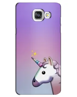 Чехол для Samsung Galaxy A5 2016 (A5100, A510F) с картинкой «Единорог градиент»