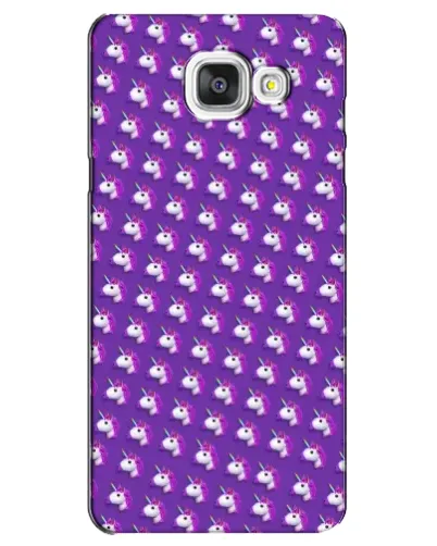 Чехол для Samsung Galaxy A5 2016 (A5100, A510F) с картинкой «Единороги на фиолетовом»