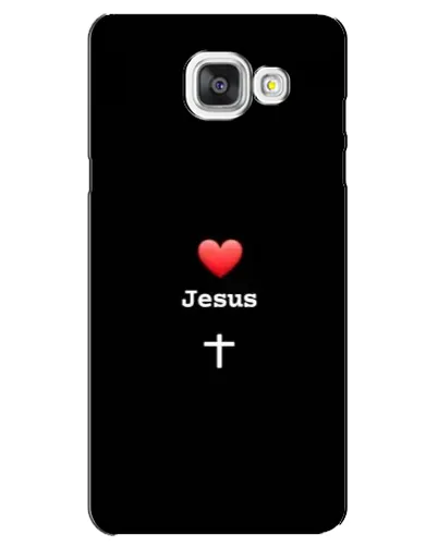 Чехол для Samsung Galaxy A5 2016 (A5100, A510F) с картинкой «Сердце - Jesus»